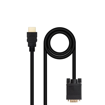 Nanocable Conversor Hdmi A Vga M M 1 8 M Negro